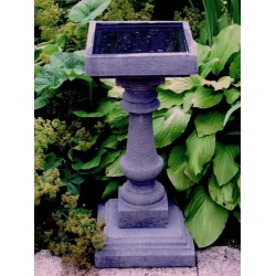 Stone weatherproof Baluster birdbath